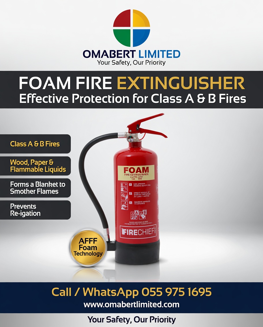 Foam AFFF fire extinguisher — Class A/B