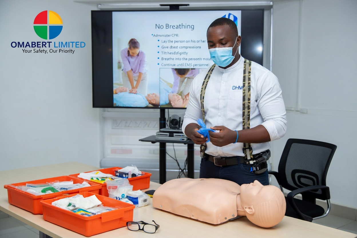 First aid training session
